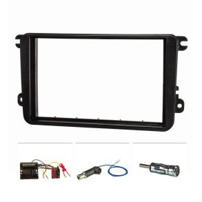 Radioramme 2DIN - Seat / Skoda / VW rg. 2003-> - Sort