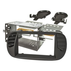 Radioramme Kit 2-DIN Sort - Fiat 500 rg. 2008-2015