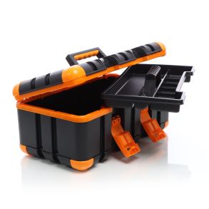 Vrktjskasse Robust - Med gummihjrner, organizer & hndtag - 50x30x24 cm