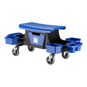 Montrstol med vrktjsbakker - 360 drejbare hjul med bremse - Med Rutsjefast Sde