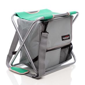 Stol med kletaske Foldbar - Vejrbestandig & m. brehndtag - Grn 31,5x26,5x52 cm