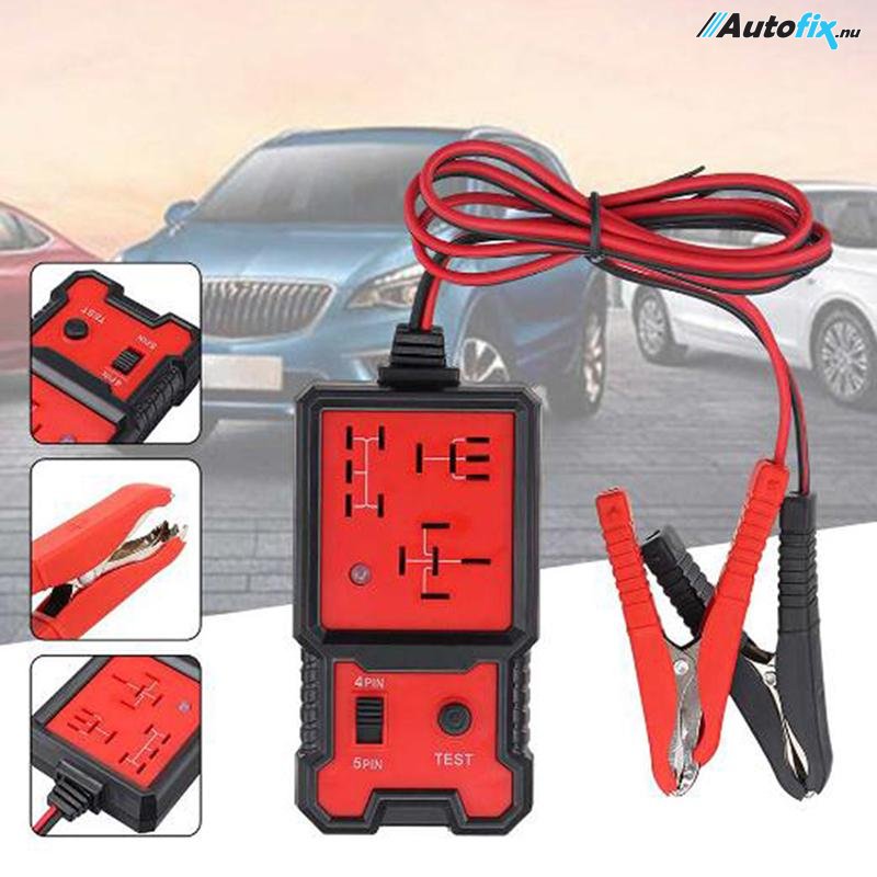 Relætester 12V Praktisk Testapparat CNBJ707 Til 4 & 5 Bens Relæer