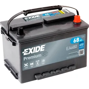 Startbatteri - Exide Premium EA680 - 12V (68ah / 650cca)