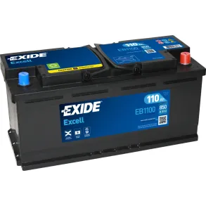 Startbatteri - Exide Excell EB1100 - 12V (110ah (860cca)