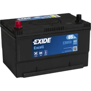 Startbatteri - Exide Excell EB858 - 12V (85ah / 800cca)