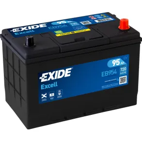 Startbatteri - Exide Excell EB954 - 12V (95ah / 720cca)