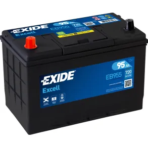 Startbatteri - Exide Excell EB955 - 12V (95ah / 720cca)