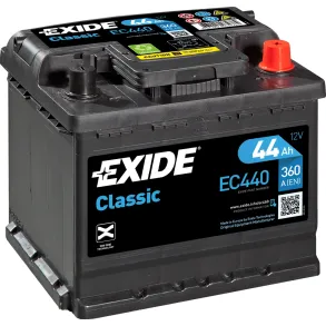 Startbatteri - Exide Classic - 12V (44ah / 390cca)