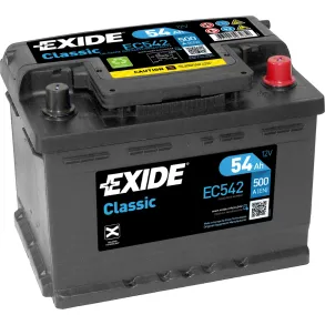 Startbatteri - Exide Classic EC542 - 12V (54ah / 500cca)