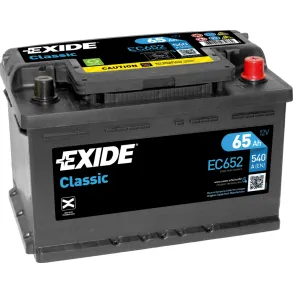 Startbatteri - Exide Classic EC652 - 12V (65ah / 540cca)