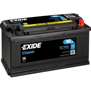 Startbatteri - Exide Classic EC900 - 12V (90ah / 720cca)