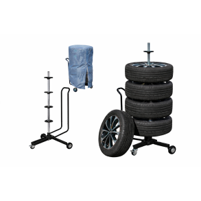 Hjulholder XL Flytbar m/ Cover Lux - D�kstativ Til D�k & F�lg