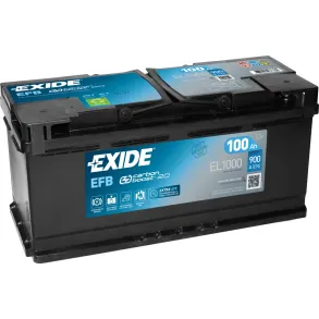 Startbatteri Start/stop - Exide  EFB EL1000 - 12V (100ah / 900cca)