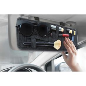 Organizer til solskrm - Universal - Sort 35x14 cm