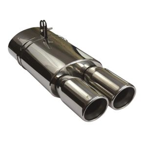 Sportsbagpotte Rustfri - Jacky Autosport WMR1 - Oval 2 x 90mm