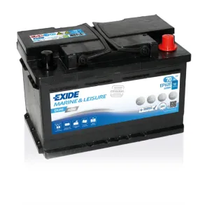 Startbatteri - Exide EP600 DUAL AGM - 12V (70ah / 760cca)