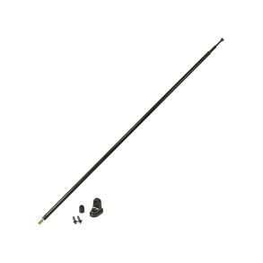 Ls Antennepisk Sort - Teleskopisk Med 3 Led 44-120 cm. - Universal