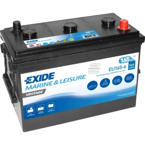 Startbatteri - Exide Classic Cars EU165-6 - 6V (165ah / 900CCA)