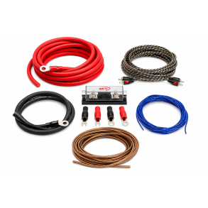 Monteringskit til forst�rker 35 mm� - 2-Kanal med h�jttalerkabel