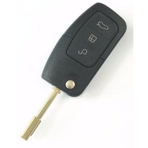 Nglehus - Ford - 3 Knaps Fjernbetjeningshus - M. batteriholder