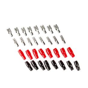 kabelsko St Rd & Sort 2,5 MM2 - 16 Stk (8 x 2,8 mm & 8 x 4.8 mm)