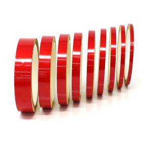 Stafferingstape reflekterende r�d - L�ngde 10m x Bredde 3-50mm (flere varianter)