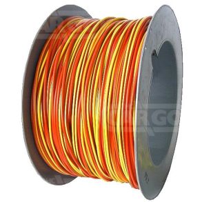 AUTOLEDNING - 1X0.75 RD / GUL - 1 M