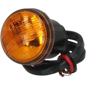 Sidemarkeringslygte / Blinklygte LED Orange Glas - E- & ECE-R6 Godkendt - 1 stk