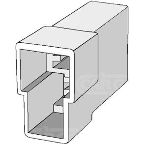Multistik 2-Pol Hun - Universal Hvid Plast - 1 stk