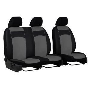 Skrddersyet Sdeovertrk 2+1 - ECO Lder - Berlingo / Partner III (2018->)