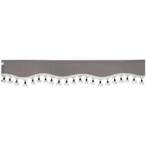 Forrude gardin til lastbil - Gr� Universal - 240x18 cm