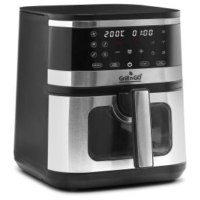 Airfryer 8 liter - GrillnGO Barcelona - 10 programmer 