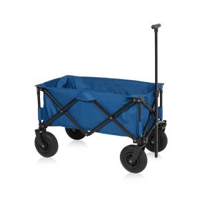 Tr�kvogn foldbar med luftd�k - Belastning 70 kg - M�l 90x48,5 cm