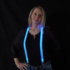 Seler med LED - Hvid / Multicolor / Rd - One size