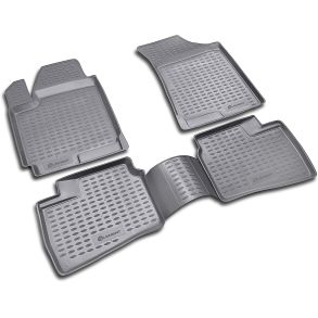 Gummimtte st med kant - HYUNDAI Elantra 2007-2010 4 stk.