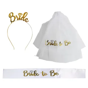 Polterabend s�t - Bride to be - 3 dele
