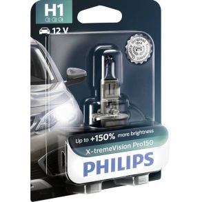 Philips H1 P�re - X-tremeVision Pro150 150% mere lys - 1 Stk