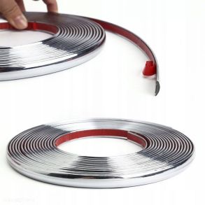 Pynteliste Krom Selvklbende - Bredde 10 mm - Slges i lbende meter