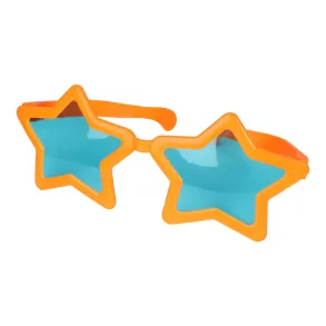 Festbriller - Stjerneform - Orange