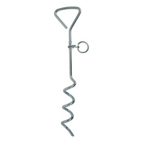 Jordskrue til Hund - Aluminiumsskrue - Fastgr i jorden