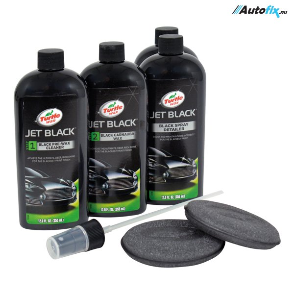 Turtle Wax Black Box Bilpleje Kit Med 4 Produkter Bilvoks & Polish