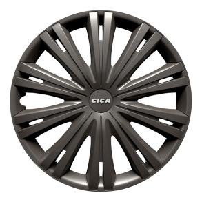 Hjulkapsler 4 stk - Antracit - Str. 14''