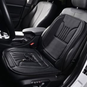 Varmesde 12V Effektiv - Sort Med 2-Trins Varmeregulering - Universal