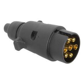 Trailerstik 7-Polet Han - Sort Plast 