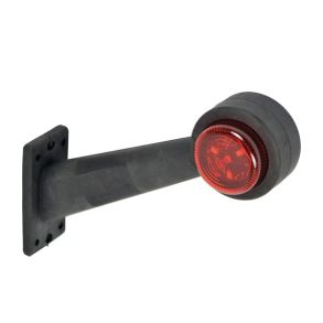 Slingrelygter LED Hvid/R�d 12V/24V - Totall�ngde 220�mm. - Til H�jre Side 1 stk.