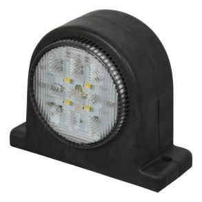 Slingrelygte LED Hvid/Rd 12V/24V - H+V Dia. 67mm - 1 stk.
