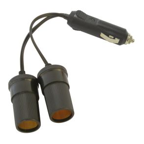 Fordelerkabel Med Dobbeltstik - Strmudtag Maks. 5A