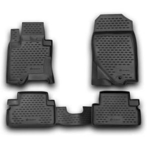 Rubber mat set with edge - INFINITI EX35 2008-> 4 pcs.