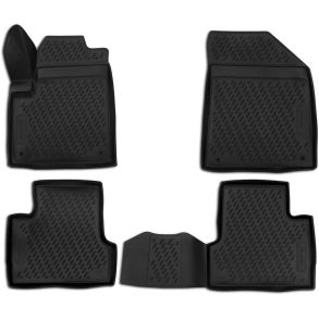 Gummimtte st med kant - JEEP Cherokee 2013 -> 4 stk.