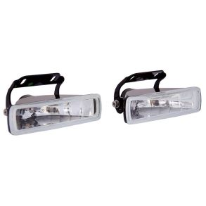 Krelyslygte st med tgelys 12V - E11 godkendt - 153x40x45 mm (Inkl. 2 stk. 12V 55W H3 Pre)